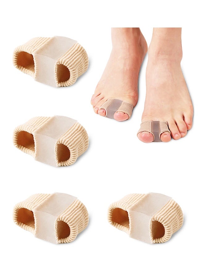 4 Pack Bunion Toe Separators for Overlapping Toes Women Men, Gel Toe Spacers Bunion Corrector - Image 1